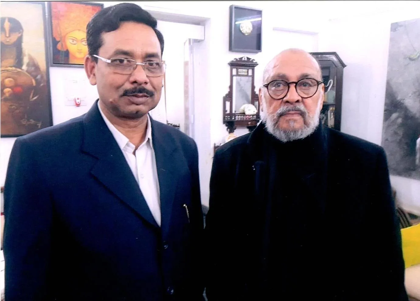 Ashok Kumar Sinha with Himmat Shah
