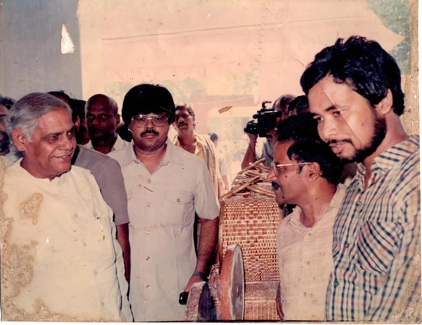 Ashok Kumar Sinha with Bindeshwari Dubey