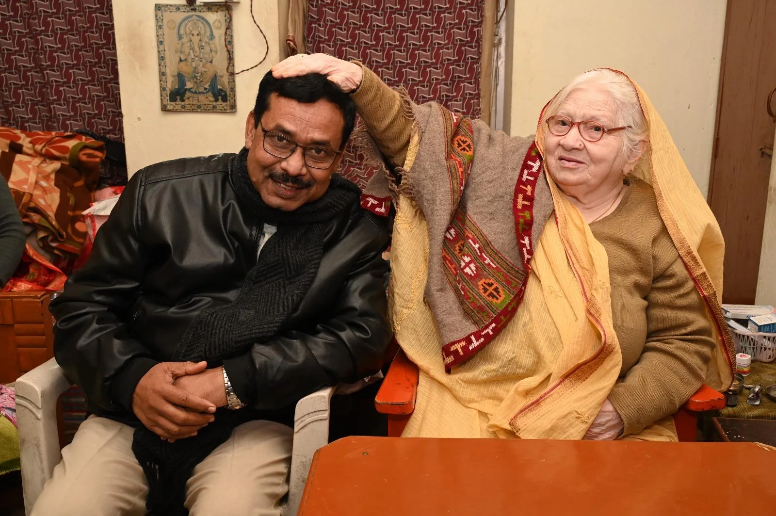 Ashok Kumar Sinha with Godavari Dutta