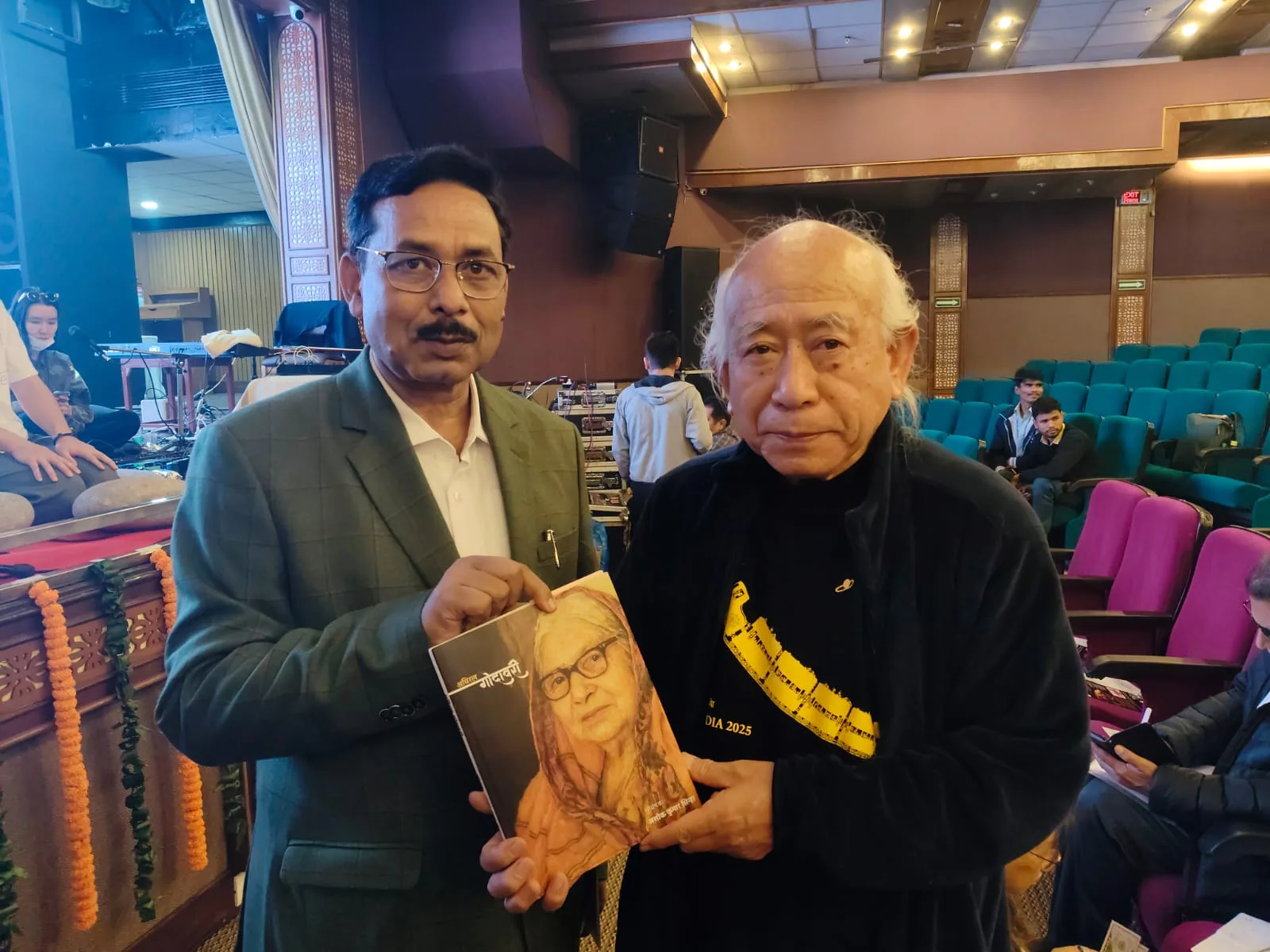 Ashok Kumar Sinha with Tokio Hasegawa